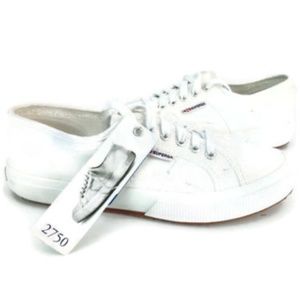 Superga Unisex White Fashion Sneakers Sz 8.5M/ W10